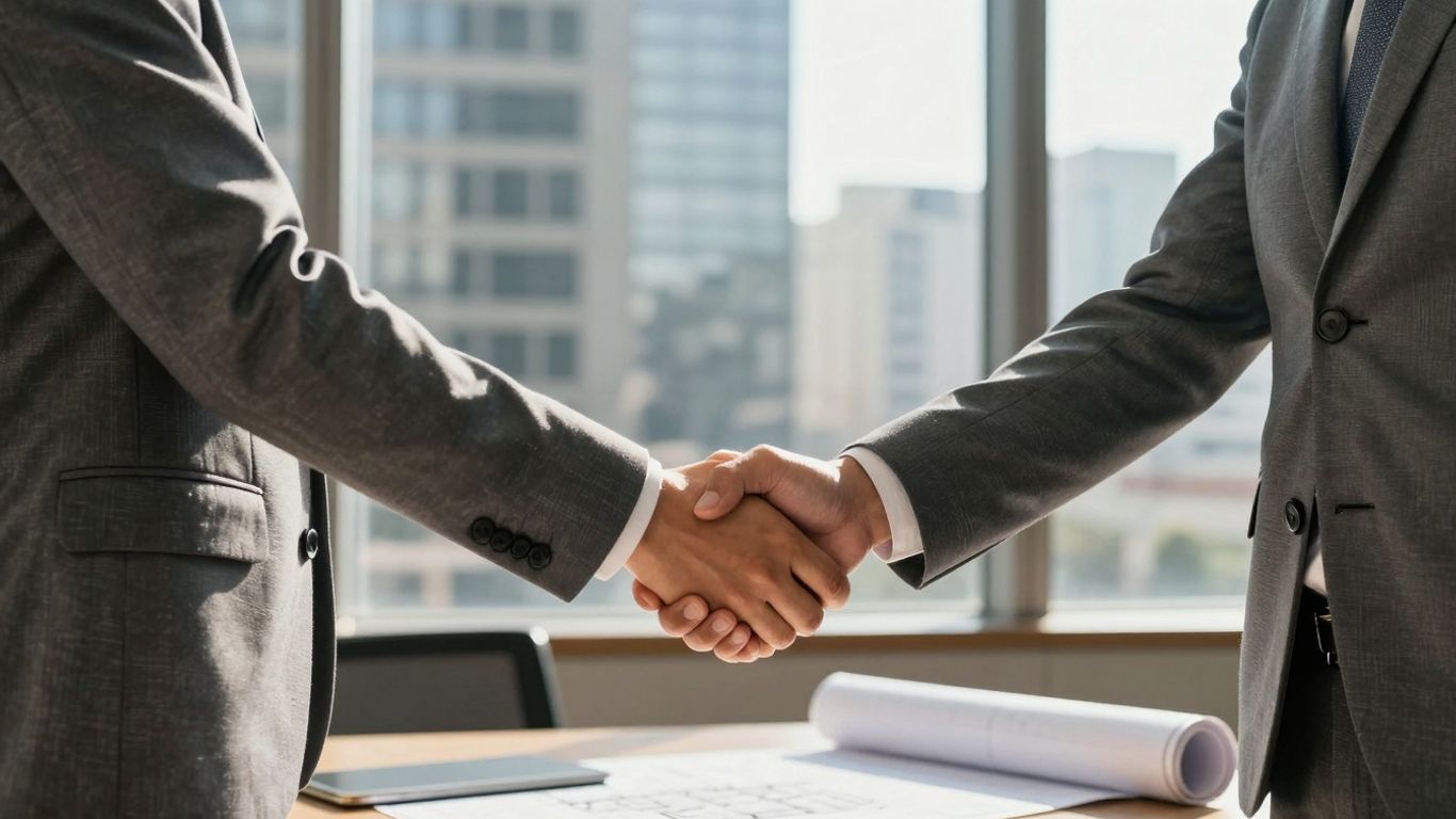 Advogados e consultores discutindo planejamento patrimonial e sucessório.